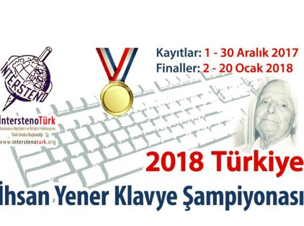 2018 Türkiye İhsan Yener Klavye Şampiyonası Katıldık